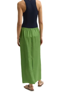 TIBI Summer Acetate Crinkle Maxi Slip Skirt | Skirts & Shorts