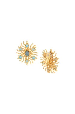 SYLVIA TOLEDANO Sunshine Calcedoine & Larimar Earrings | Earrings