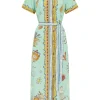 ALEMAIS Surrealist Summer Shirtdress | Midi | Prints