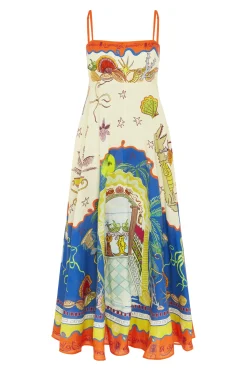 ALEMAIS Surrealist Summer Sundress | Midi | Day