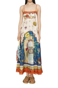 ALEMAIS Surrealist Summer Sundress | Midi | Day