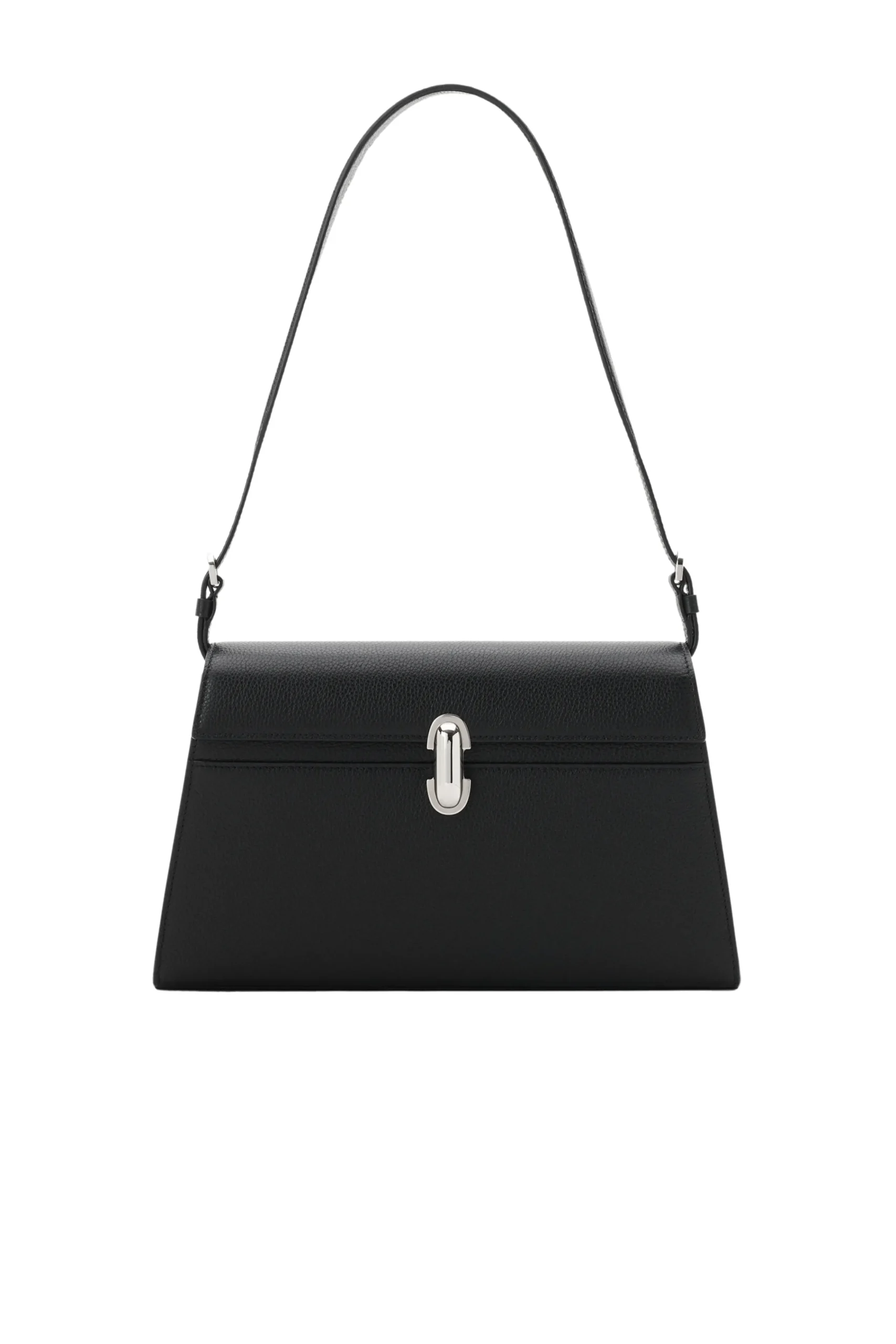 SAVETTE Symmetry Shoulder Bag In Grained Calf Leather | Shoulder Bags
