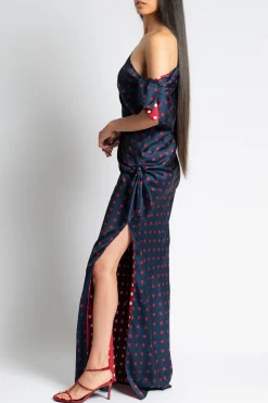 MARINA MOSCONE Tabard Tie Dress | Prints