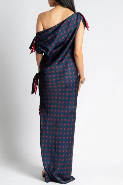 MARINA MOSCONE Tabard Tie Dress | Prints
