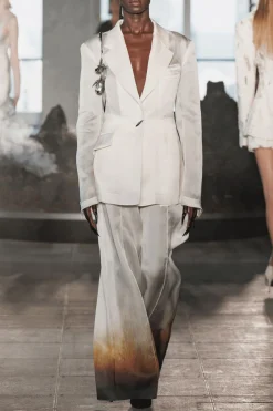 GRACE LING Tailored Blazer in Silk Organza | Shirts & Tops