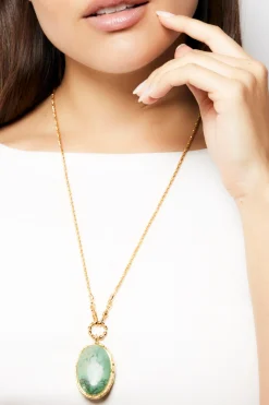 SYLVIA TOLEDANO Talisman Amazonite Pendant Necklace | Necklaces