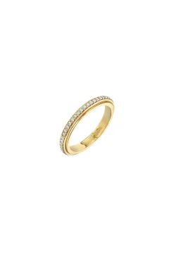 GABRIELA ARTIGAS Track Ring with Pave Diamonds | Rings | Fine Jewelry