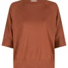 DRIES VAN NOTEN Tuan Rust Merino Wool Sweater | Sweaters