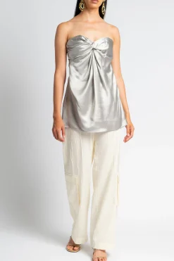 MARINA MOSCONE Twist Bustier | Shirts & Tops