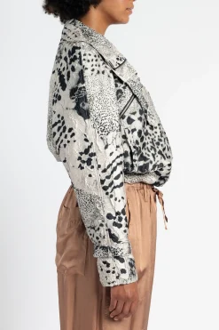 DRIES VAN NOTEN Vida Crushed Bomber Jacket | Coats & Jackets