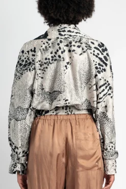 DRIES VAN NOTEN Vida Crushed Bomber Jacket | Coats & Jackets