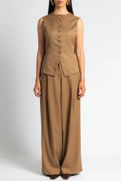 SLOAN Wide Leg Pleated Trouser | Pants | Statement Sets