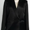 KHAITE Willow Satin Blazer | Coats & Jackets